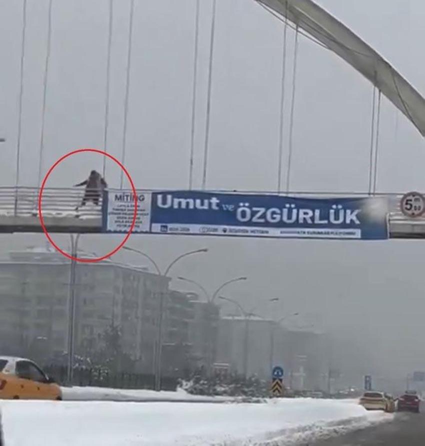 Diyarbakır’da üst geçitte kar topu atan çocukları yumruklayıp yerde tekmeleyen şüpheli tutuklandı
