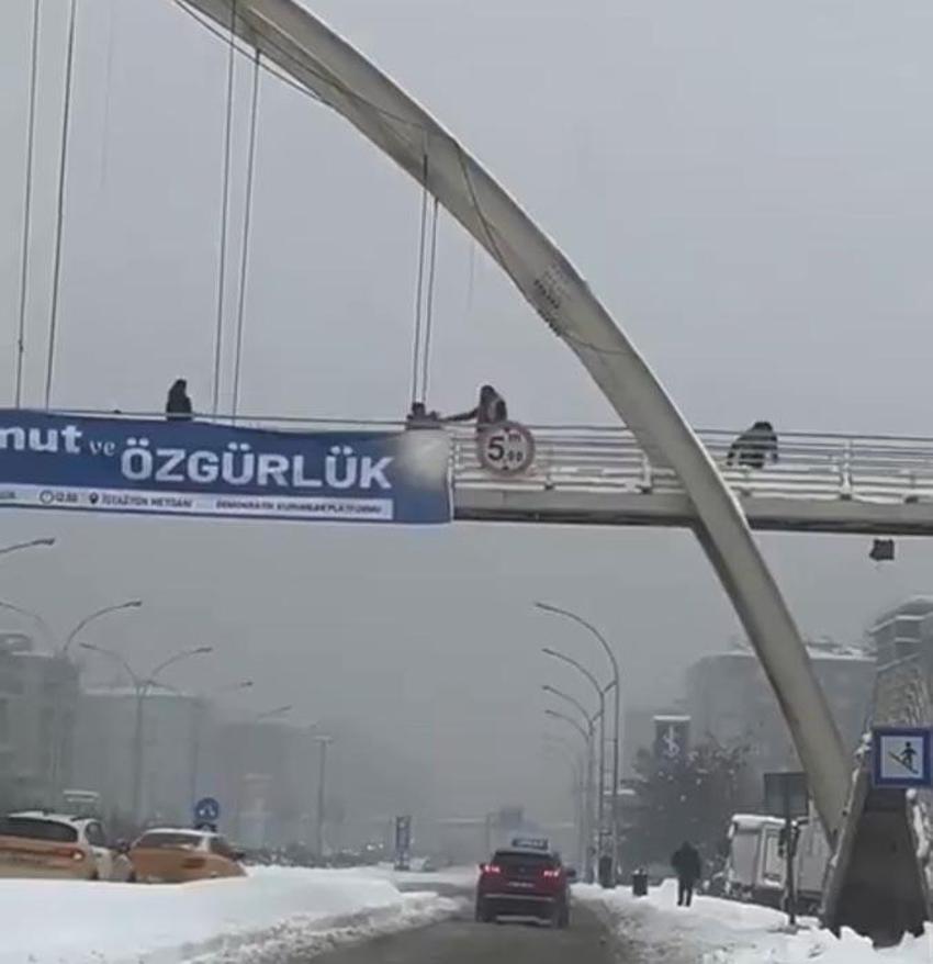 Diyarbakır’da üst geçitte kar topu atan çocukları yumruklayıp yerde tekmeleyen şüpheli tutuklandı