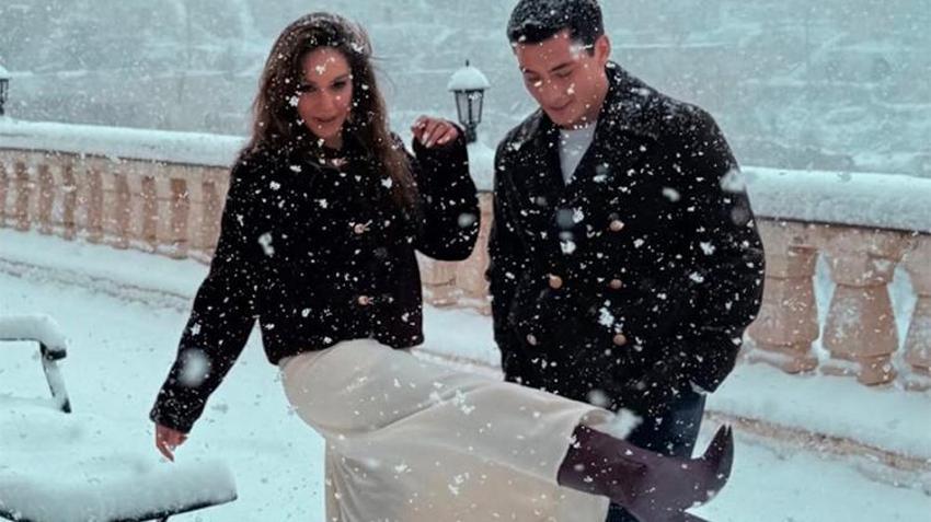 Uzak Şehir karlar altında