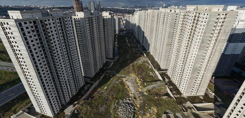 Türkiye'nin gökdelen mezarlıkları havadan görüntülendi! Yıllardır tamamlanamayan yüksek katlı konut projeleri