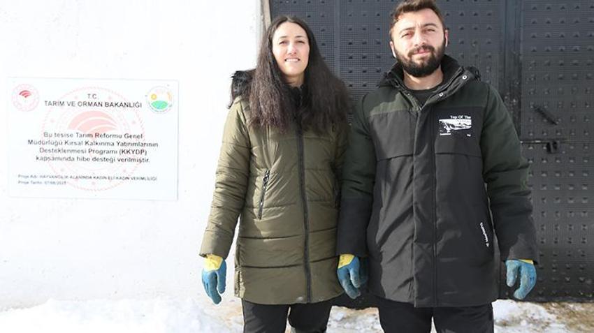 Karslı genç anne devletten aldığı hibe desteğiyle dev tesis kurdu! Sıfırdan zirveye yerleşti