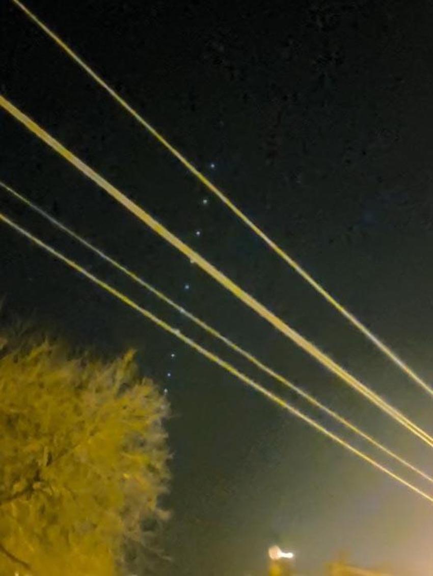 Bursa semalarındaki gizemli ışıklar şehirde heyecan yarattı!