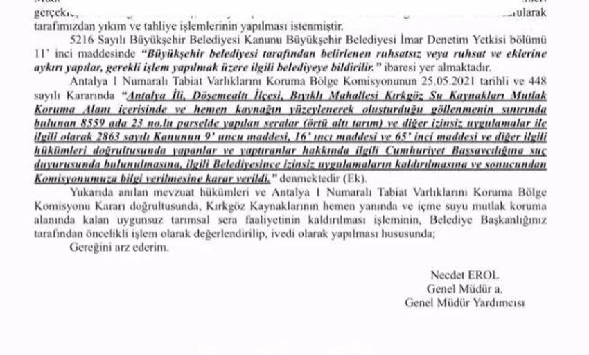 Antalya'da bu hafta yıkım başlıyor: Mantar gibi çoğaldı, çok hızlı su tüketiyor!