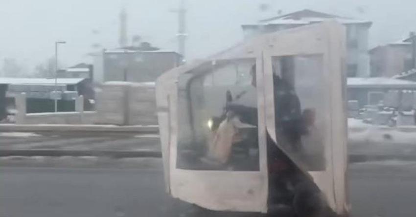 Malatya'da görenleri şaşkına çeviren görüntü: Gören bir daha baktı