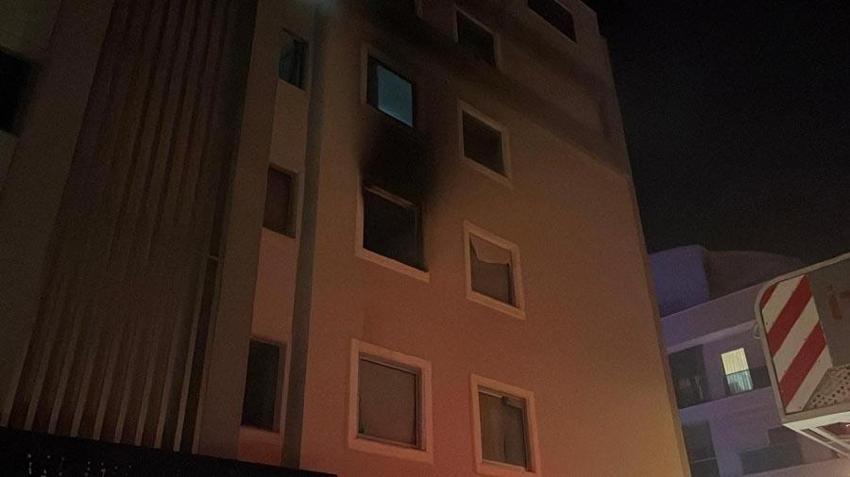 Alanya’da yangın paniği! Animasyoncuların kaldığı personel lojmanında korku dolu anlar