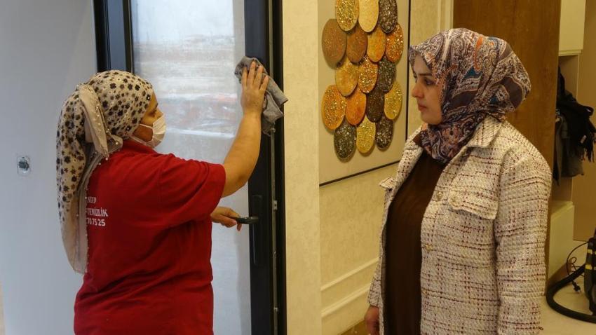 Gaziantep'te 5 çocuk annesi temizlikçiydi, patron oldu! 20 kadına iş kapısı açtı