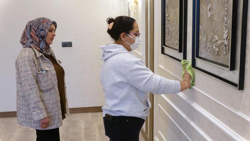 Gaziantep'te 5 çocuk annesi temizlikçiydi, patron oldu! 20 kadına iş kapısı açtı