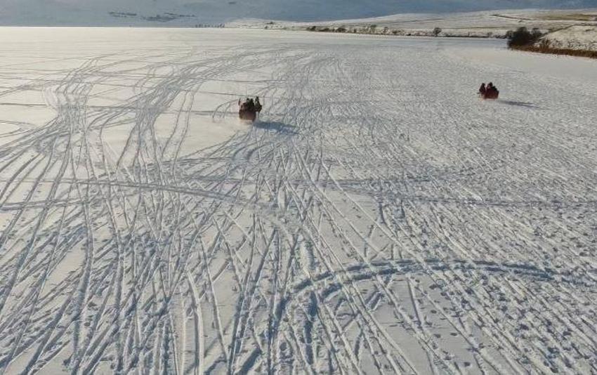 Ardahan'da sıfırın altında 20 derecede başladı!