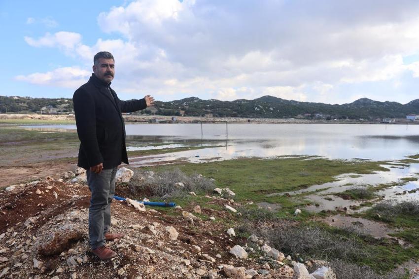 Hatay'da bereketin sembolü olan göl yeniden su tuttu! Yazın mera olarak kullanılıyordu