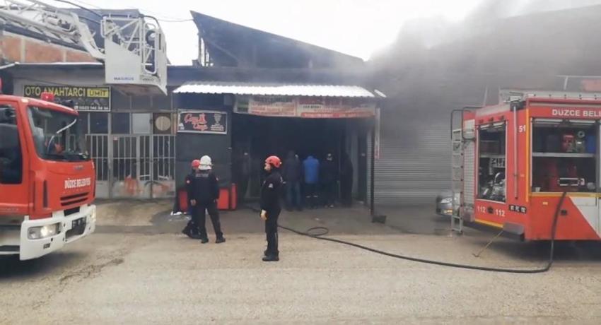 Düzce'de dikkatiyle tüm sanayiyi kurtardı!