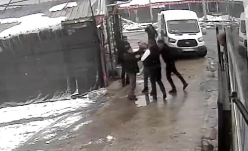 Karakoçan'da otobüs şoförü ile esnafın kavgasının sebebi ortaya çıktı! O anlar kamerada