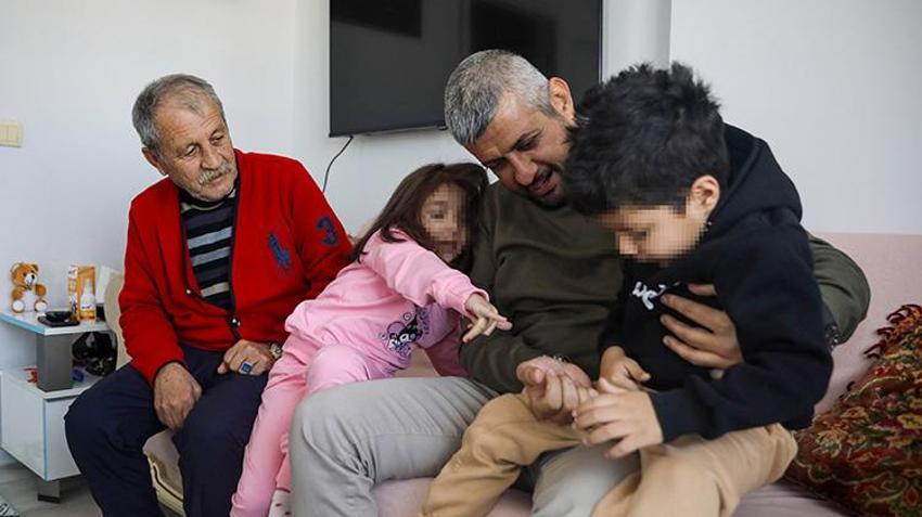 Antalya'da oğlu cezaevine giren, gelini vefat eden dede, 3 torununa sahip çıktı! Devlet de evsiz kalan aileyi yuvasız bırakmadı