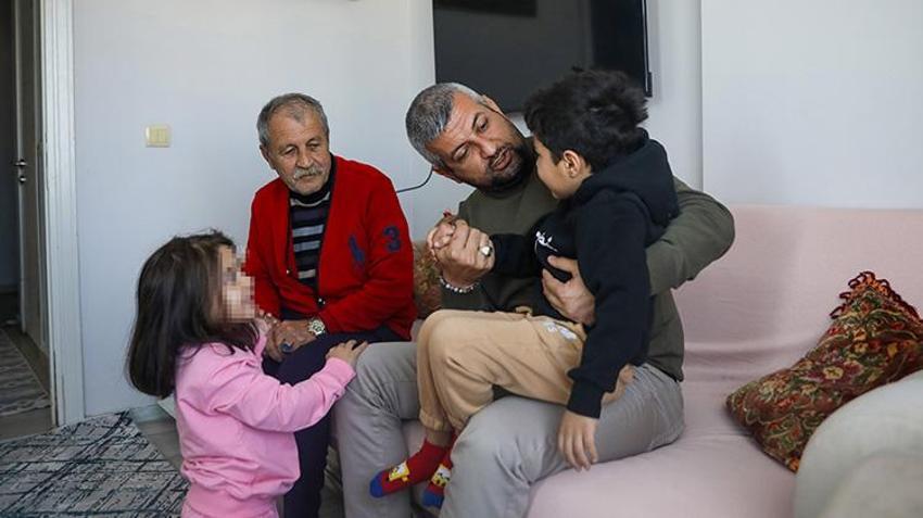 Antalya'da oğlu cezaevine giren, gelini vefat eden dede, 3 torununa sahip çıktı! Devlet de evsiz kalan aileyi yuvasız bırakmadı