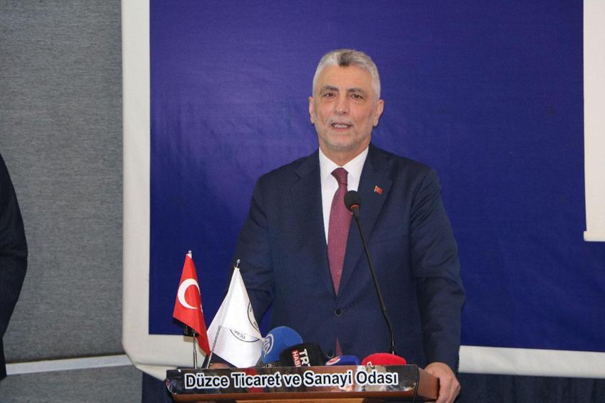 Bakan Bolat'tan Düzce esnafına müjde: 100 milyon kredi desteği sağlanacak