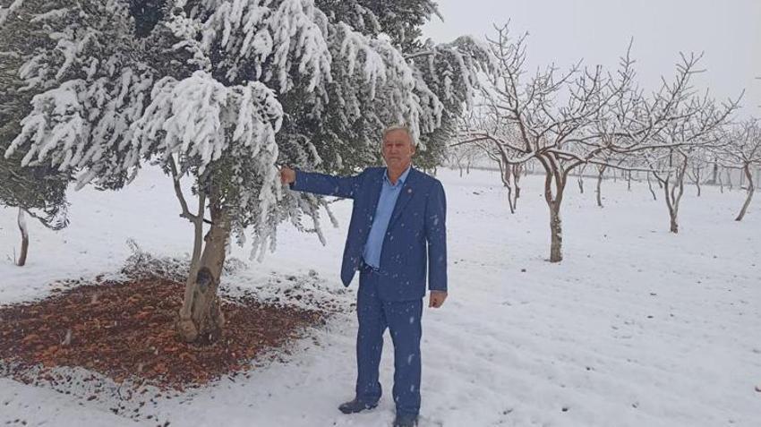 Gaziantep'te çiftçinin yüzü gülüyor! Kar yağışıyla kuraklık kabusu sona erdi