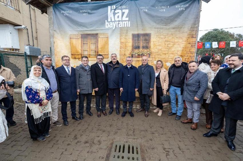 Kocaeli'de 200 yıllık 'imece' geleneği: 5. Kaz Bayramı coşku ve heyecanla kutlandı