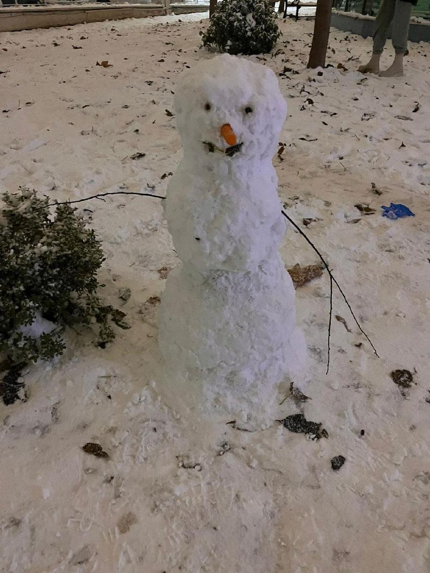 Batman'da hasret yıllar sonra sona ermişti: Kardan adamlar kentin simgesi oldu