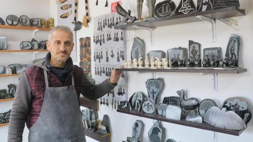 Hobisiydi geçim kaynağı oldu! 25 yıldır taştan üretiyor: Talep yağıyor