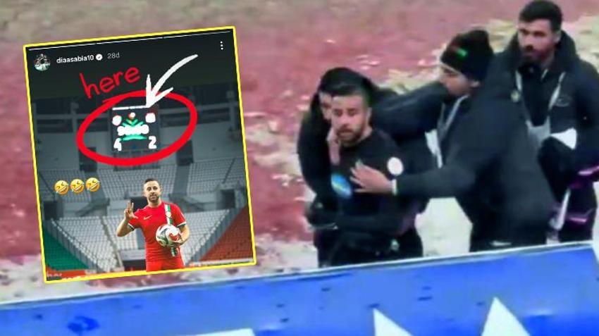 Sivasspor–Amedspor maçında Dia Saba olay oldu! Kar topu sonrası paylaşımı çıldırttı