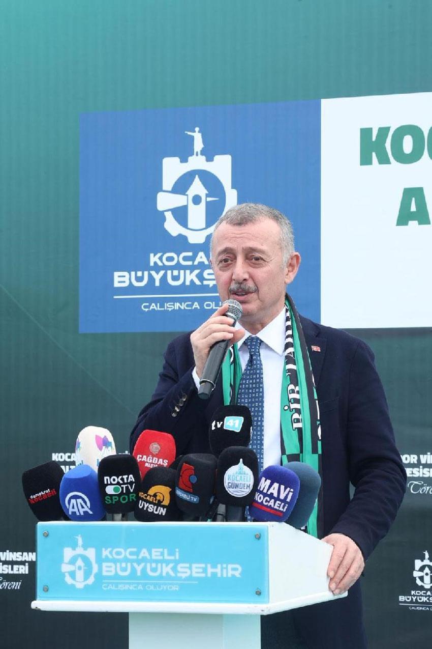 Kocaelispor’a Kocaeli Büyükşehir Belediyesi'nden altyapı yatırımı