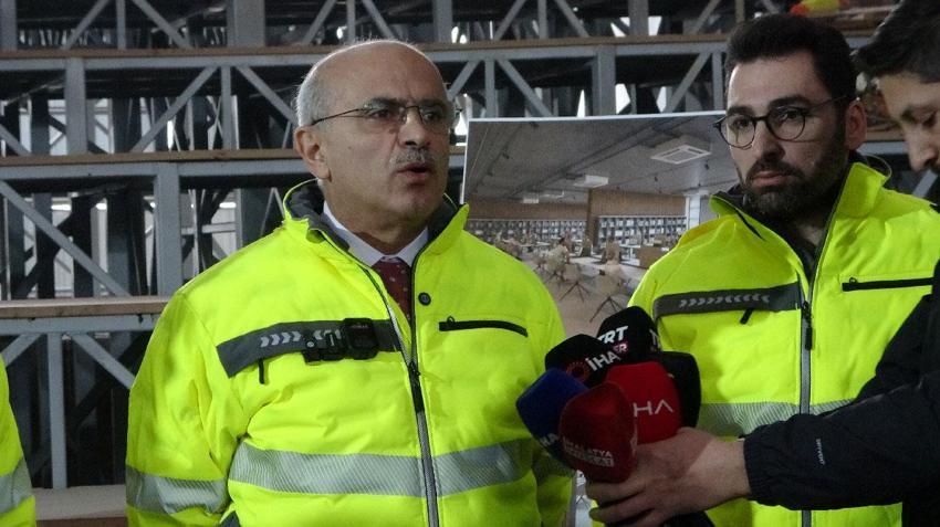 Bölgenin en büyük kütüphanesi Malatya’da yükseliyor! Projede sona doğru