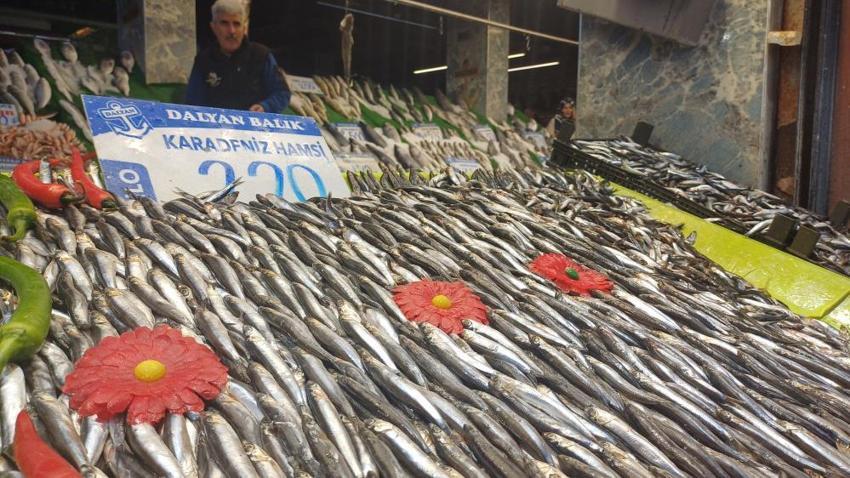 Kar yağdı balık tezgahları doldu taştı! Kayseri'de Karadeniz hamsisinin fiyatı dikkat çekti