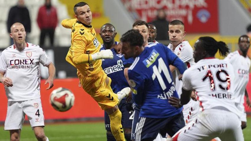 Kasımpaşa-Samsunspor maçında 3 puanı getiren gol 90+2'de geldi