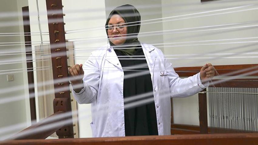 Bir zamanlar padişahların kaftanı bu kumaştan üretiliyordu: Gaziantep'te sıra dışı inovasyon! Artık fıstık kabuğundan üretiliyor