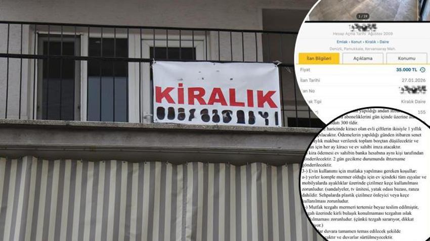 Mutfak ıslak kalmayacak, 50 günde bir denetim! Denizli'deki ev sahibinden 'yok artık' dedirten liste