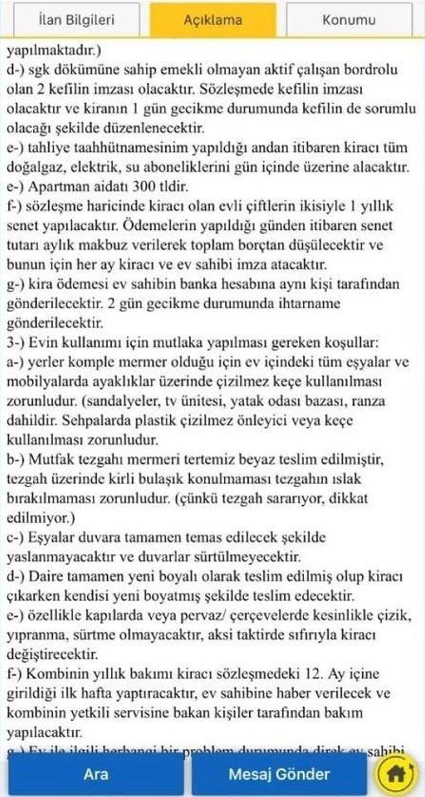 Mutfak ıslak kalmayacak, 50 günde bir denetim! Denizli'deki ev sahibinden 'yok artık' dedirten liste