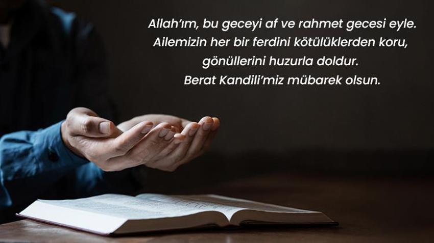 Aileye Gönderilecek Berat Kandili Mesajları: Anneye, Babaya, Akrabalara Özel Dualı, Hadisli, Ayetli ve Anlamlı Kandil Mesajları & Sözleri