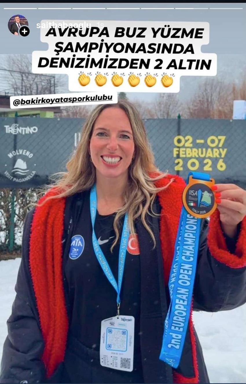 Türkiye'de bir ilki başardı! Çocuğu henüz 5 aylık, Deniz Kayadelen ise zirvede...