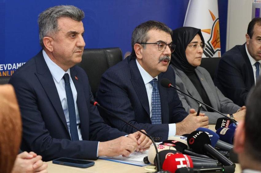 Milli Eğitim Bakanı Yusuf Tekin’den Şanlıurfa’ya peş peşe müjdeler verdi