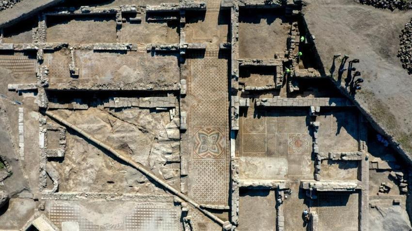 Kayseri’de 600 metrekarelik dev mozaik! İmparatorun konakladığı gizli saray turizme açılıyor