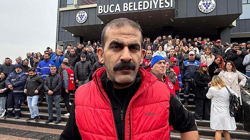 Buca Belediyesi'nde işçiler haklarını alamadıkları gerekçesiyle yeniden iş bıraktı!