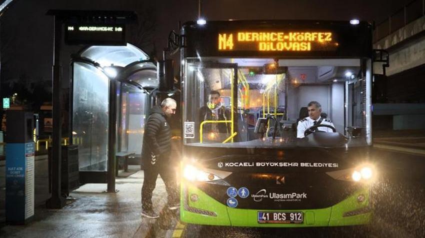 Kocaeli’de ulaşımda yeni dönem: 4 yeni hat 24 saat hizmet verecek