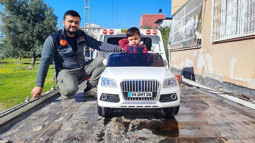 2 yaşındaki çocuğa unutulmaz gece yarısı sürprizi