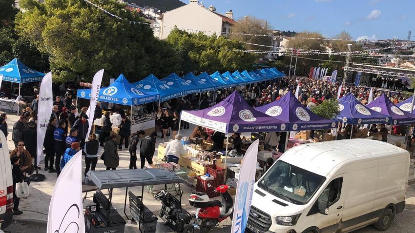 Muğla Datça'da 7. Badem Çiçeği Festivali coşkuyla başladı