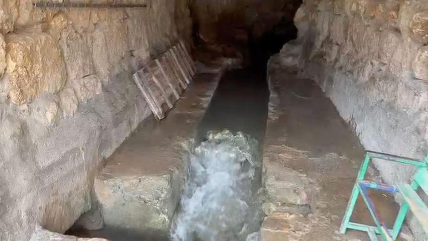 Adıyaman’da 4’üncü Murat’ın yaptırdığı 380 yıllık caminin altındaki su 16 yıl sonra yeniden akmaya başladı