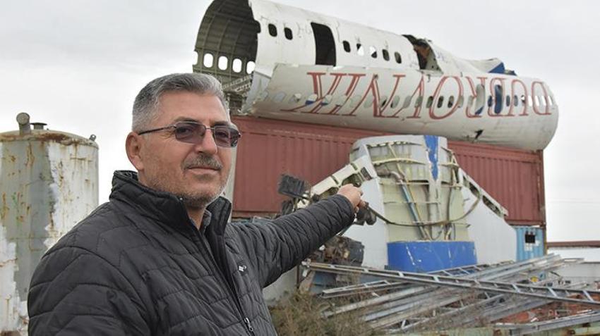 Bursa'da hurdacı 80 bin TL'ye aldığı Boeing 747’yi satıyor! 7 parça halinde satılan uçağın yeni fiyatı dudak uçuklattı