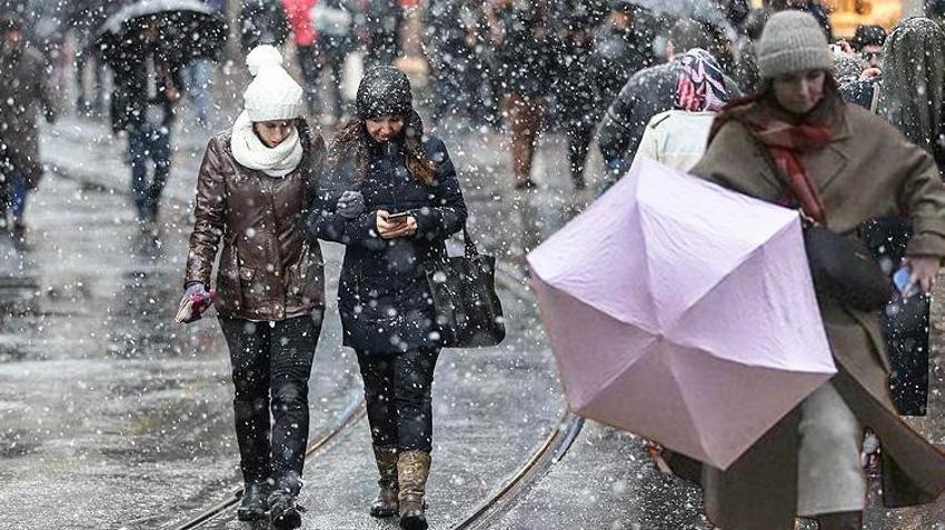 Meteoroloji'den 39 il için sarı kodlu uyarı! Çok kuvvetli sağanak ve kar geliyor