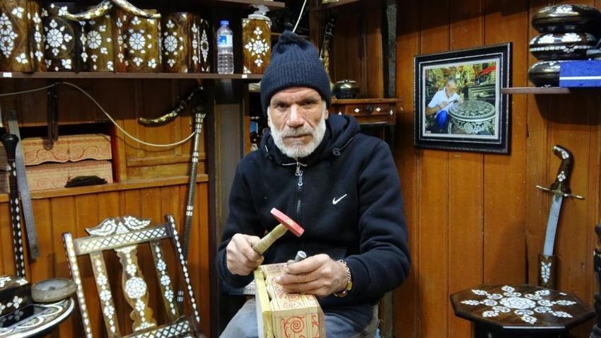 Gaziantep'in sayılı ustalarından! Ürettiği eserlere Avrupa’dan talep yağıyor, turistler hayran kalıyor