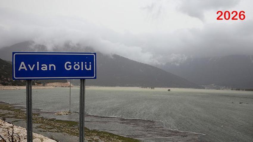 Antalya'dan sevindiren haber! Kuraklığın vurduğu Avlan Gölü yeniden su tuttu