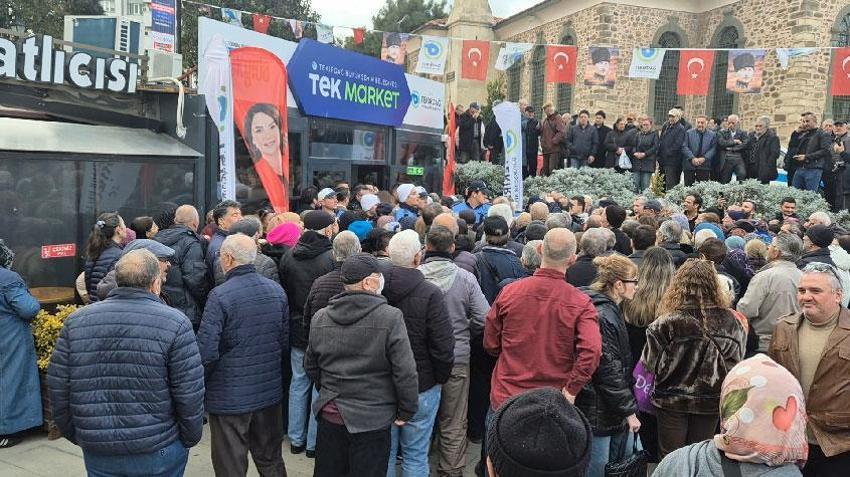 Ucuz et satışına yoğun ilgi: 650 TL'ye kıyma, 700 TL'ye kuşbaşı