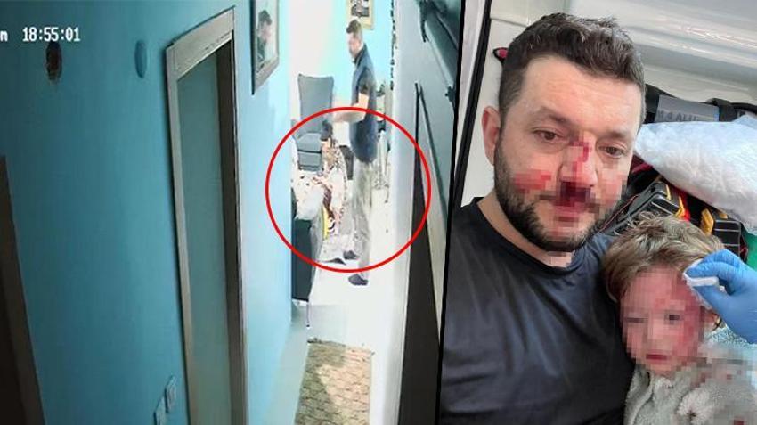 Gürültü tartışmasında komşusu dehşet saçmıştı! Bebeğe bile acımadığı kavganın görüntüleri ortaya çıktı