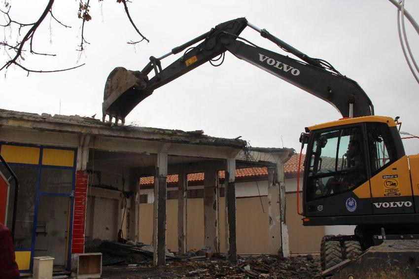 Son bina yıkıldı Çorum'un tarihi silüet gün yüzüne çıktı
