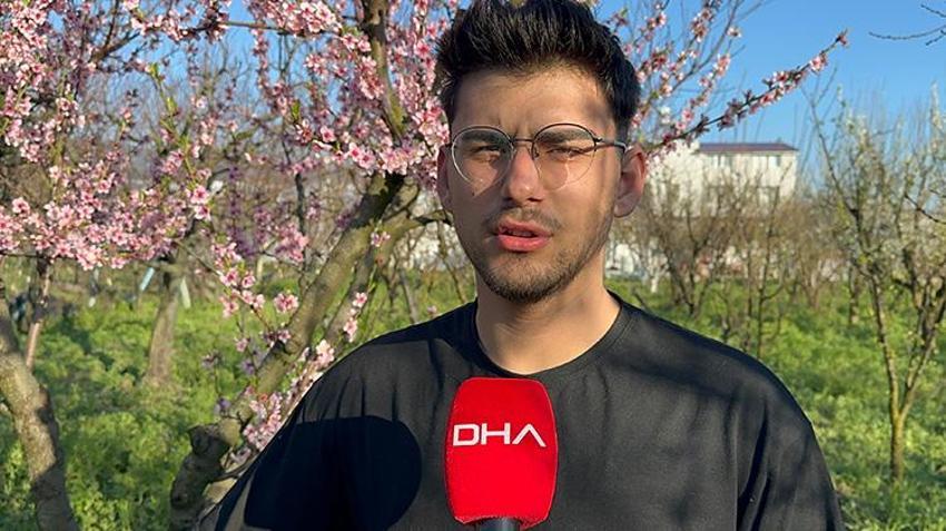 Bursa'da üreticiyi korkutan manzara! Meyve ağaçları çiçek açtı