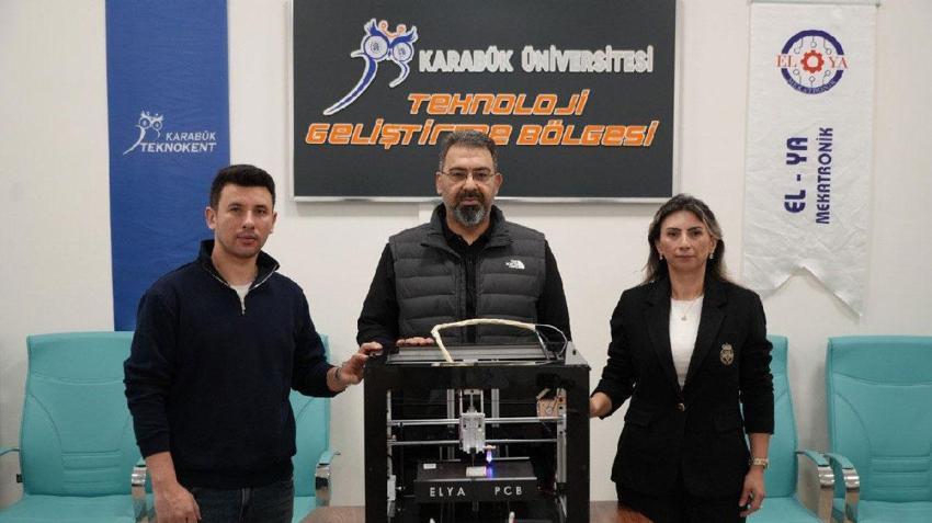 Türkiye'de ilk, dünyada ikinci! Karabük Üniversitesi'nde zeki PCB üretim makinesi geliştirildi