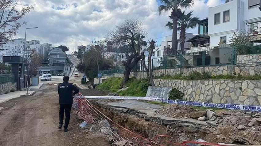 Bodrum'da altyapı çalışmaları sırasında devasa bir tarihi eser ortaya çıktı