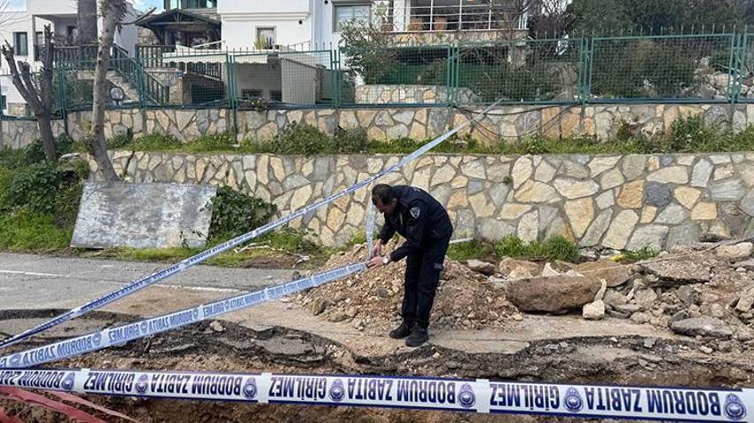 Bodrum'da dev keşif: Altyapıdan antik lahit çıktı!